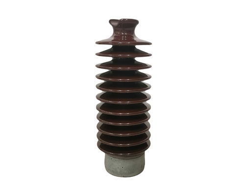 Transmission Brown Glazed 12.5kN Porcelain Line Post Insulator