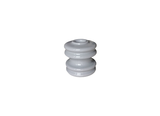 สีขาว ANSI 53-3 8.9kN Porcelain Spool Insulators