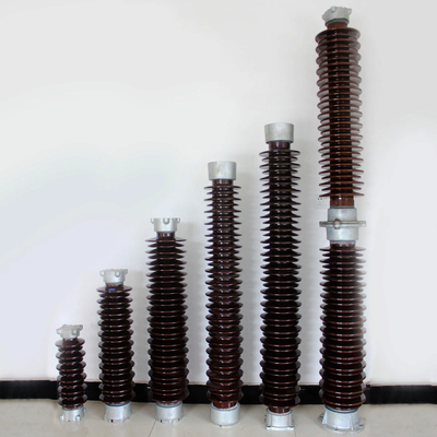 โพสต์ไฟฟ้าแรงสูงเซรามิกฉนวนสายไฟพอร์ซเลนไฟฟ้า 132kv