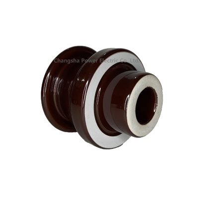 สีน้ำตาลขาว Transformer Porcelain Bushing oem มาตรฐาน DIN