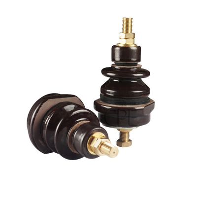 สีน้ำตาล Transformer Porcelain Bushing ฉนวนบุชเซรามิก M20