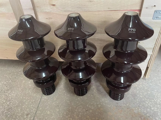 มาตรฐาน DIN 20NF250 พอร์ซเลนบูชไฟฟ้า OEM 385MM HEIGHT