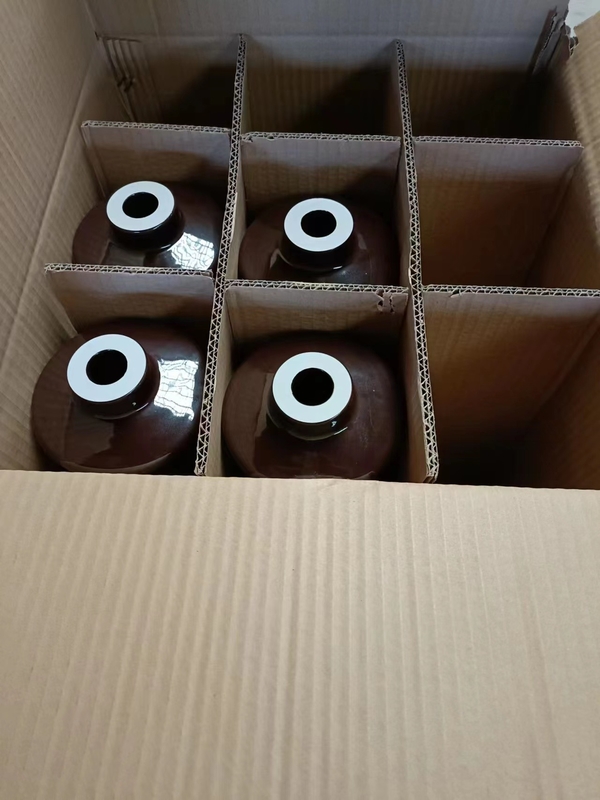 IEC Standard 25.8kV Oil ASS บูชพอร์ซเลนสีน้ำตาลเคลือบ OEM