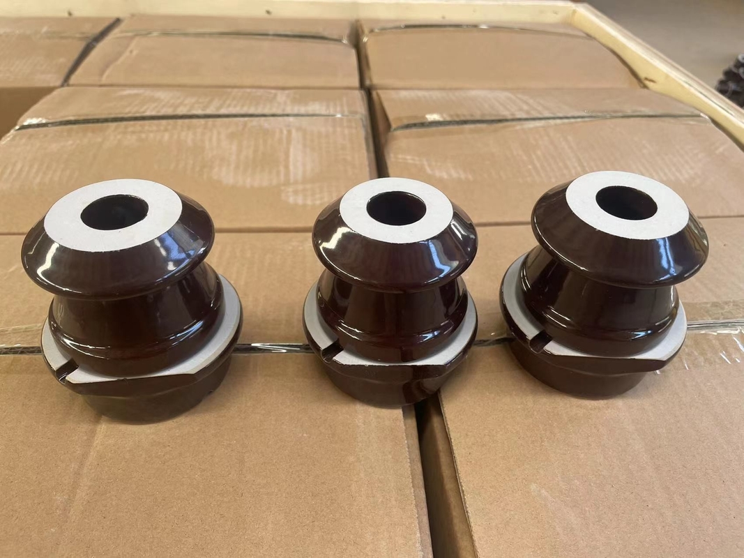 Brown Glazed DT1-630 Transformer ฉนวนบุชพอร์ซเลน Oem Available