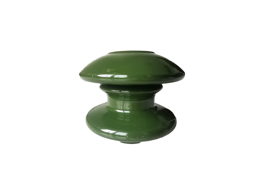 สีเขียว ANSI Standard 1.5kV Spool Type Insulator