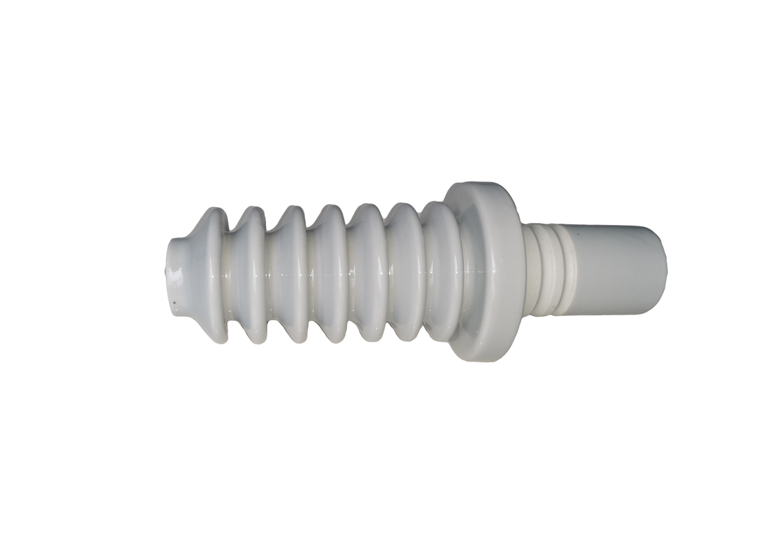 ส่วนล่างขันเกลียว IEC 25kV Transformer Porcelain Bushing