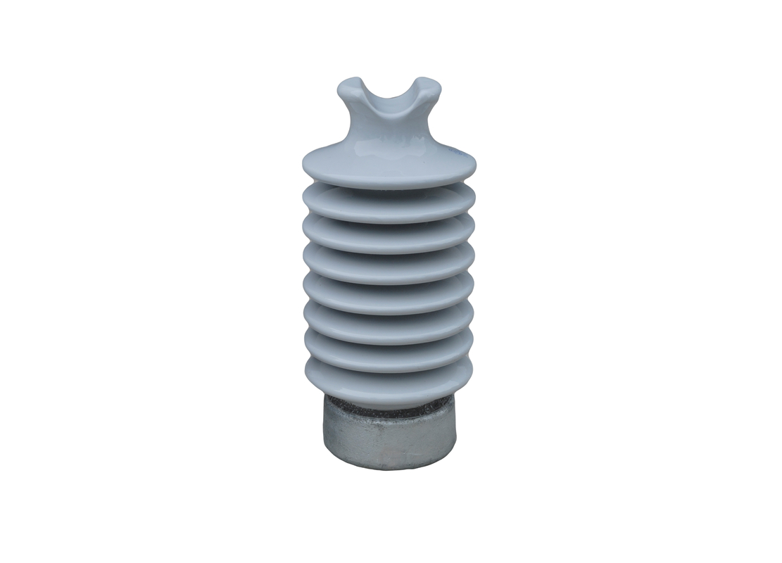 สีเทาอ่อน OEM ANSI 57-3 Porcelain Line Post Insulator