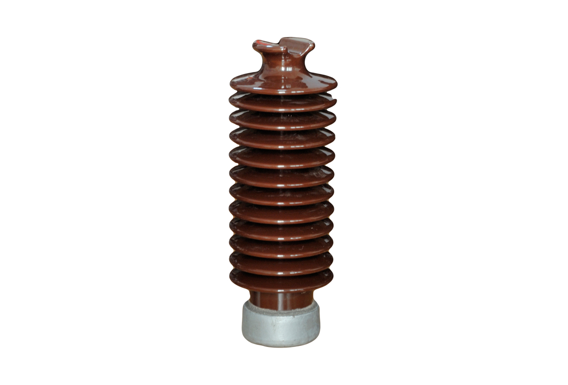 พอร์ซเลนเคลือบสีน้ำตาล ANSI 57-5 Station Post Insulators