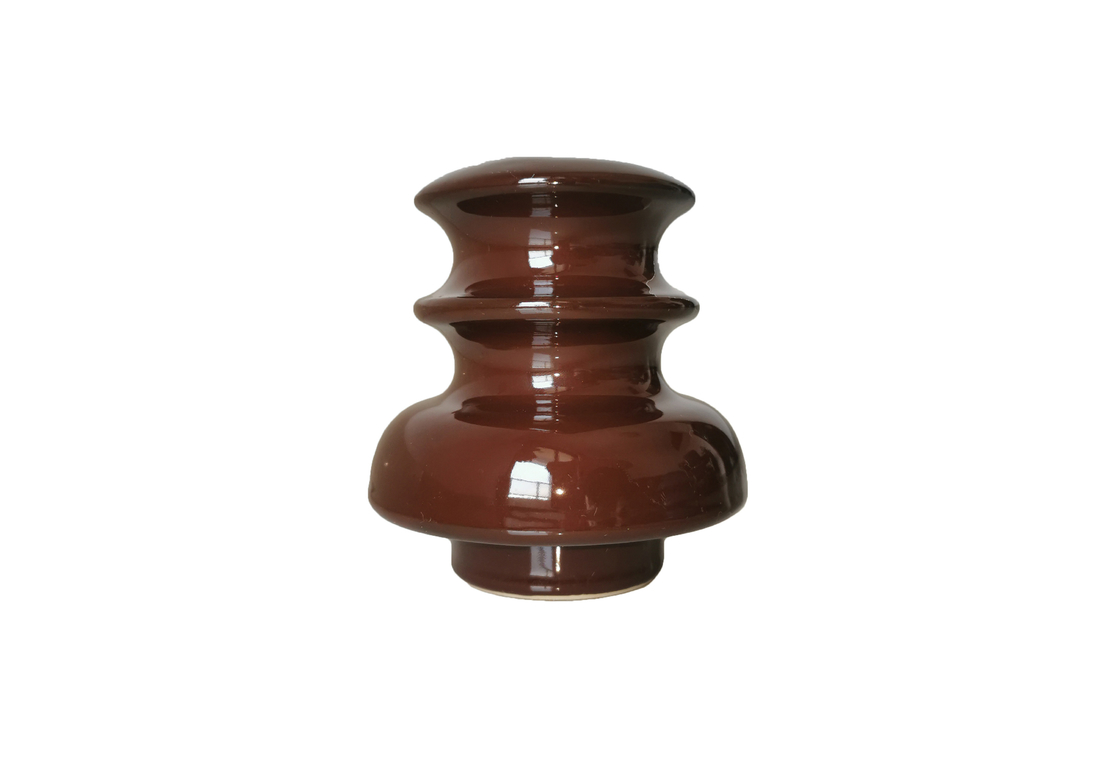 สีน้ำตาล 24kV ANSI 56-2 Pin Type Porcelain Insulator