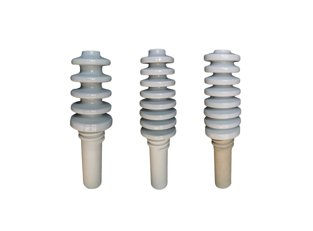 สีเทาอ่อน ANSI 18kV Transformer Porcelain Bushing