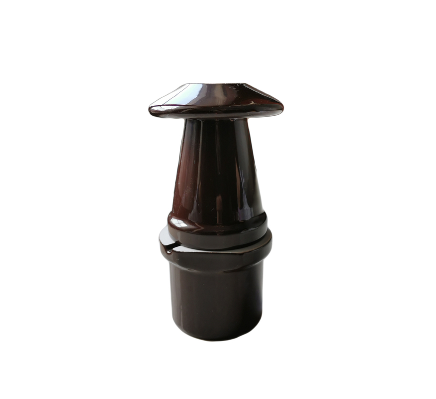 DIN Standard สีน้ำตาล DT1-630A Insulators สำหรับสายเหนือศีรษะ