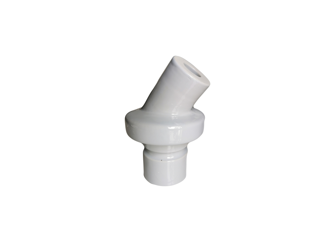 รูปร่างที่แตกต่างกัน customerized Porcelain Power Line Insulators / OEM ใช้ได้