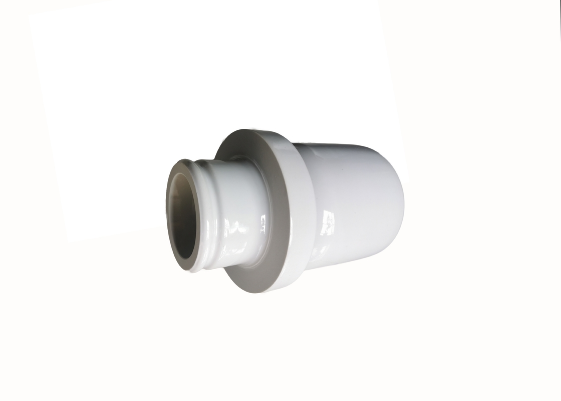 รูปร่างที่แตกต่างกัน customerized Porcelain Power Line Insulators / OEM ใช้ได้