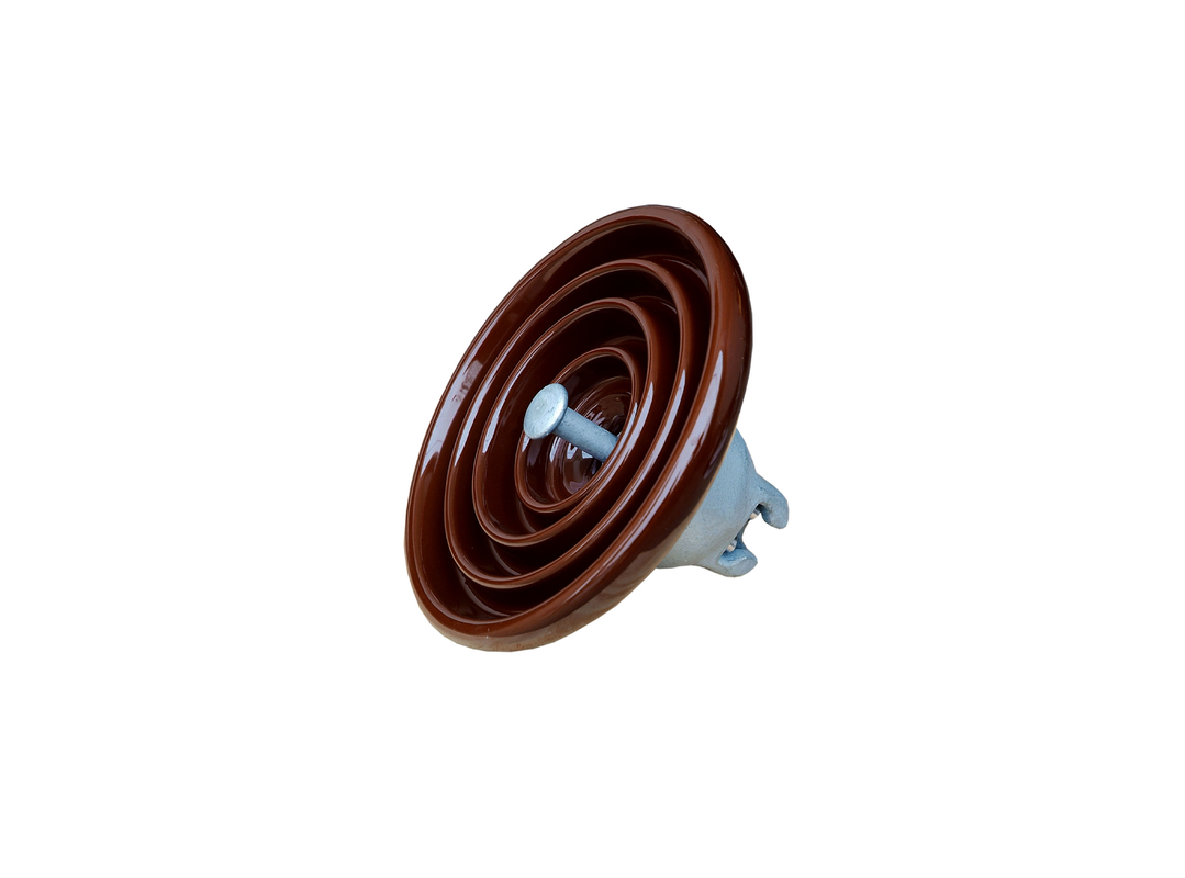 สีน้ำตาล OEM ANSI 52-4 Porcelain Suspension Insulator