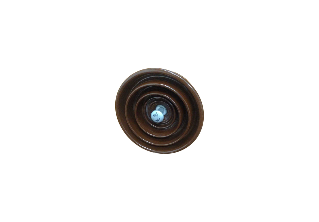 ฝาปิดความหนาแน่นสูง 160KN ANSI U160BL Porcelain Suspension Insulator