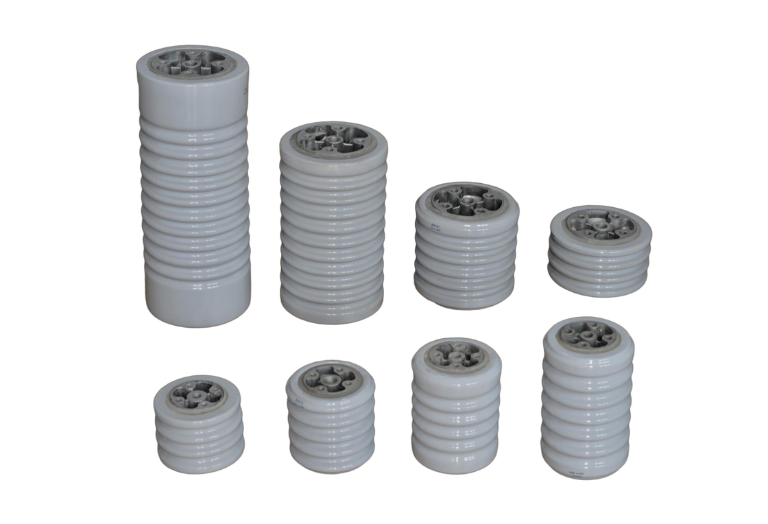 สีเทาอ่อน 5kV ANSI A20-1 Porcelain Standoff Insulators