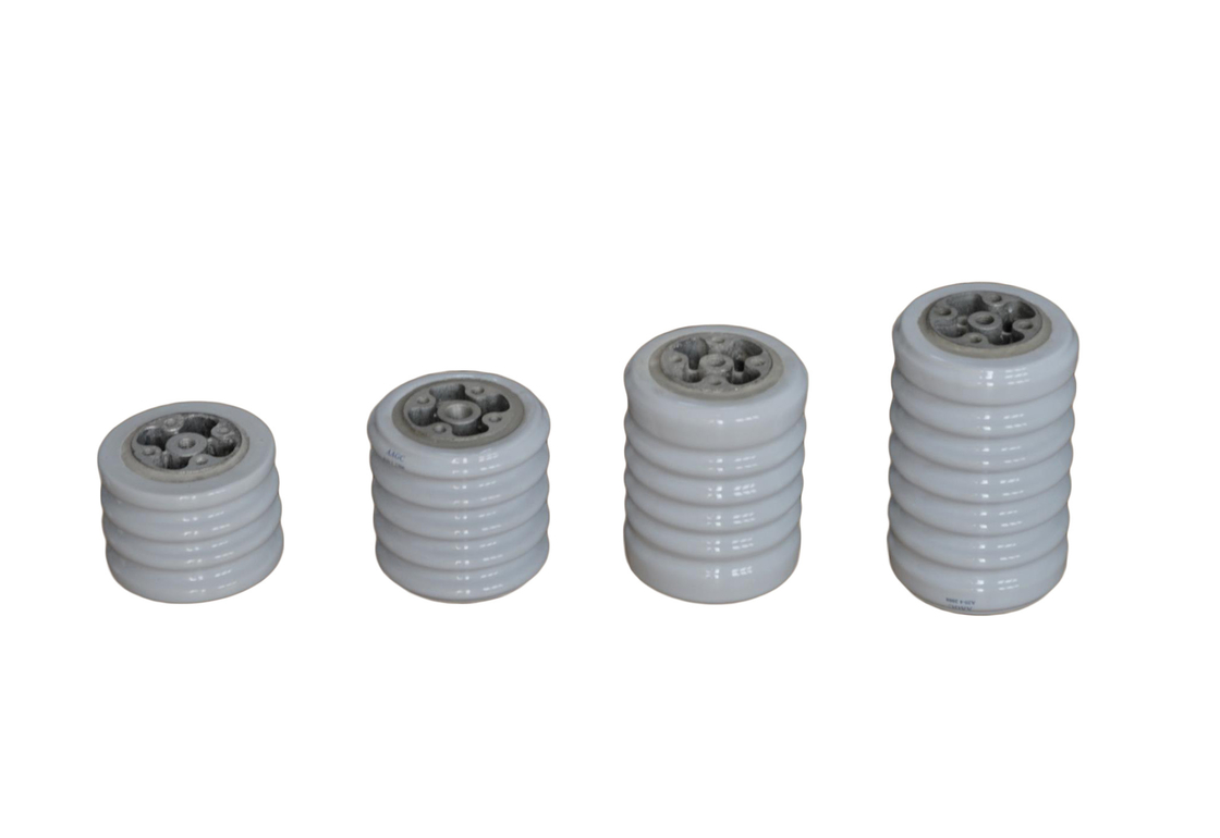 สีเทาอ่อน 5kV ANSI A20-1 Porcelain Standoff Insulators