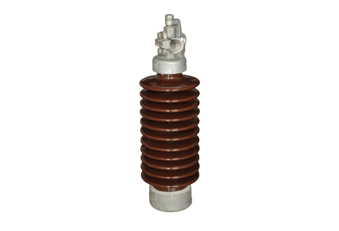 ประเภทแนวนอน ANSI OEM Porcelain Line Post Insulator 57-12