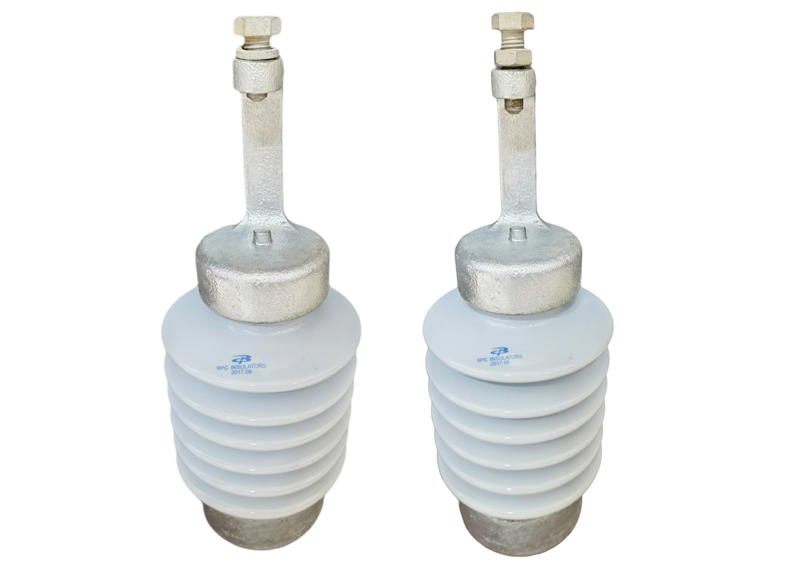 ANSI OEM ฉนวนโพสต์ไลน์พอร์ซเลนสีเทาอ่อน