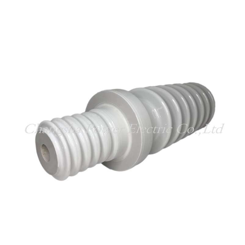 บูชพอร์ซเลนฉนวนก๊าซ OEM 15kv ในหม้อแปลง