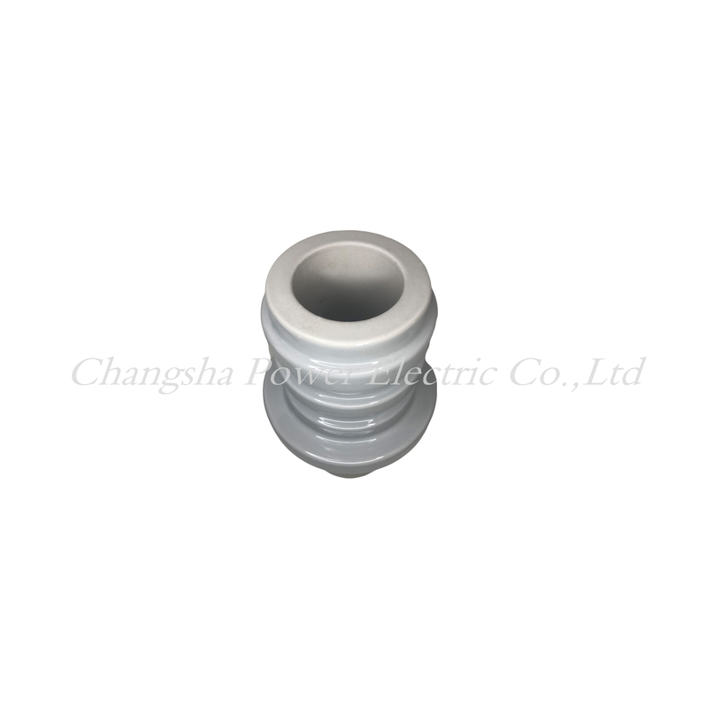 เคลือบสีเทาอ่อน ANSI LV Oil Type Transformer Porcelain Bushing