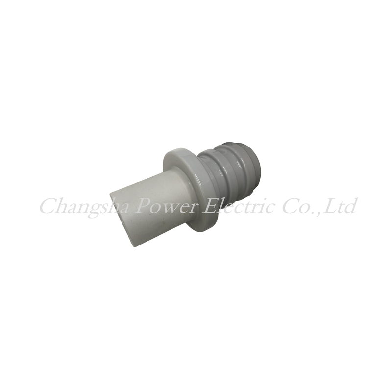 เคลือบสีเทาอ่อน ANSI LV Oil Type Transformer Porcelain Bushing