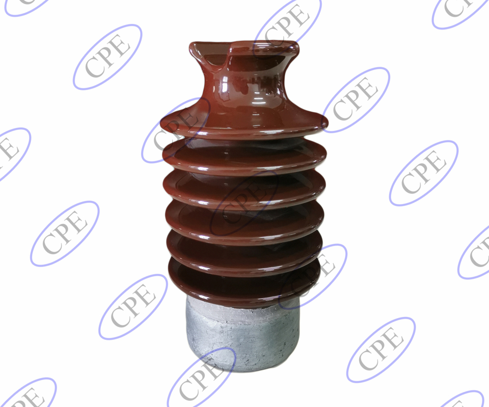 F Neck ANSI 57-2 305mm ความสูง Porcelain ฉนวนไฟฟ้า