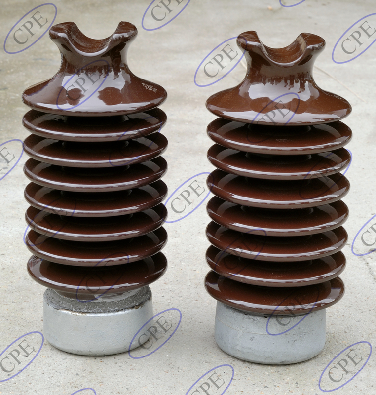 พอร์ซเลน ANSI 57-5L LP ฉนวนเสาไฟฟ้าแรงสูง