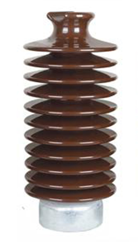 ANSI 57-5S 57-5L ฉนวนเคลือบ Porcelain Line Post F Neck Insulator
