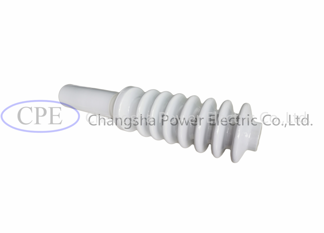 การแก้ไข Lead IEC Class 7 Sheds White Porcelain Insulators