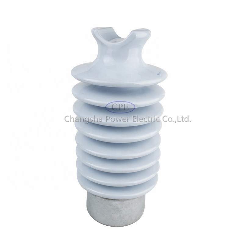 Oem Post Power Strain Porcelain Power Line Insulator คอมโพสิตแรงดันสูง 33kv
