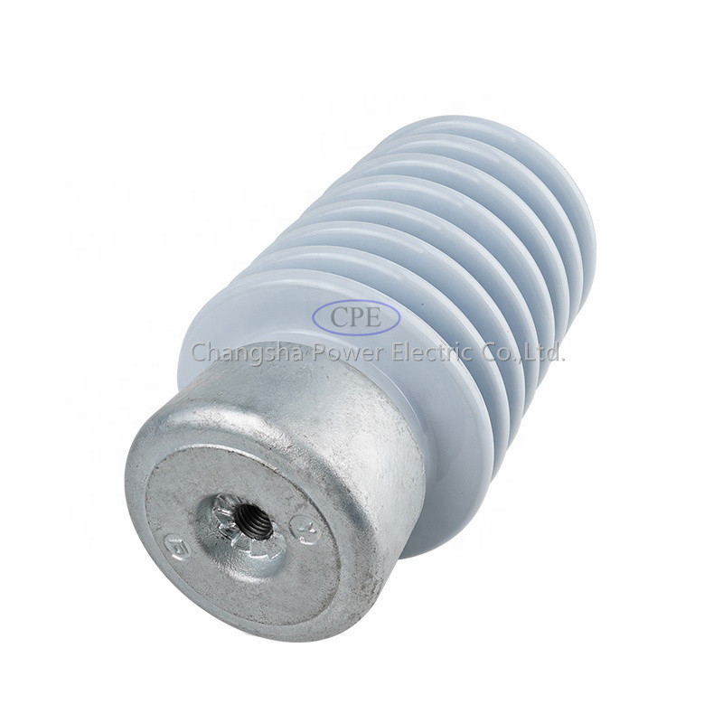 Oem Post Power Strain Porcelain Power Line Insulator คอมโพสิตแรงดันสูง 33kv