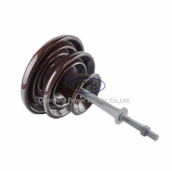 33kv P-33-Y Brown Porcelain Pin Insulators สำหรับสายการจำหน่าย