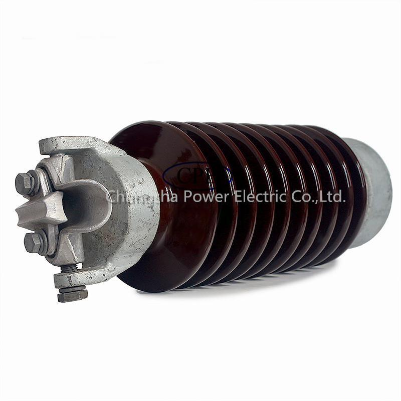 ฉนวนโพสต์พอร์ซเลนเซรามิกแรงดันสูง ANSI 57-14 OEM