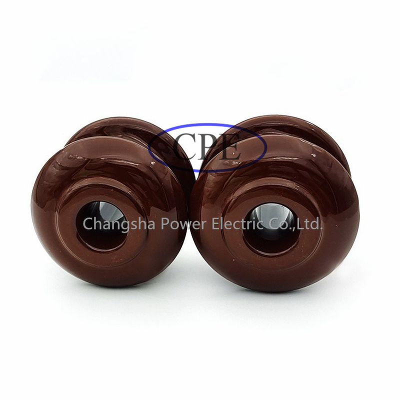 Porcelain ODM Shackle Type Insulator Creepage Distance ANSI Class แกนไฟฟ้า