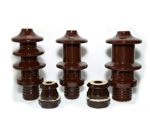 หม้อแปลงกระแสไฟสีน้ำตาลฉนวนพอร์ซเลน OEM Transformer Bushing