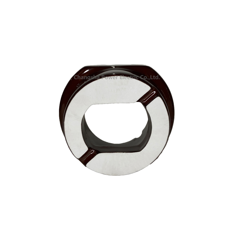 สีน้ำตาลขาว Transformer Porcelain Bushing oem มาตรฐาน DIN