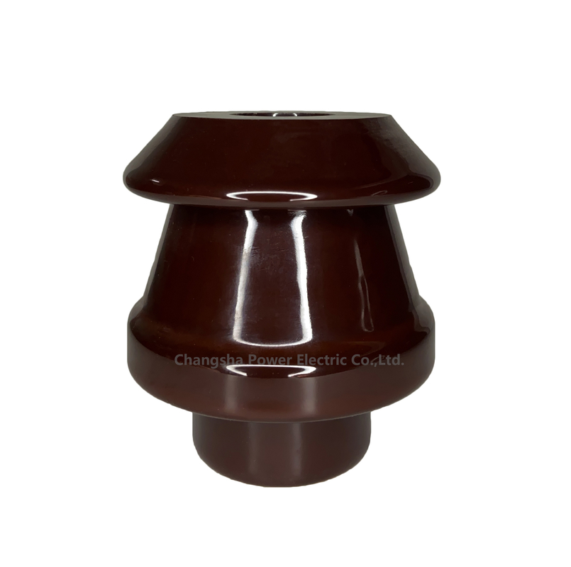 สีน้ำตาลขาว Transformer Porcelain Bushing oem มาตรฐาน DIN