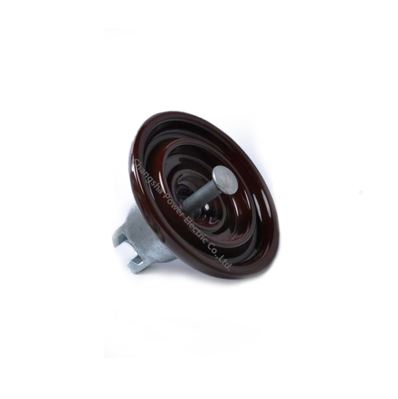 ANSI 52-4 Porcelain Disc Suspension ฉนวนเซรามิกสำหรับสายส่ง