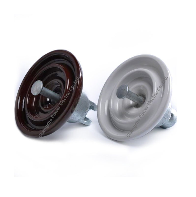 ANSI 52-4 Porcelain Disc Suspension ฉนวนเซรามิกสำหรับสายส่ง