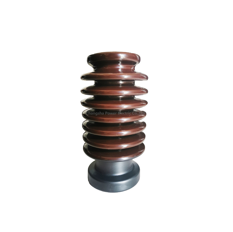 ฉนวนกึ่งตัวนำพอร์ซเลน Standoff Insulators ความสูง OEM 210mm IEC 60168