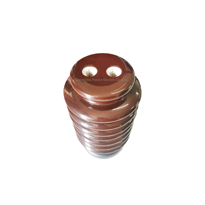 ฉนวนกึ่งตัวนำพอร์ซเลน Standoff Insulators ความสูง OEM 210mm IEC 60168