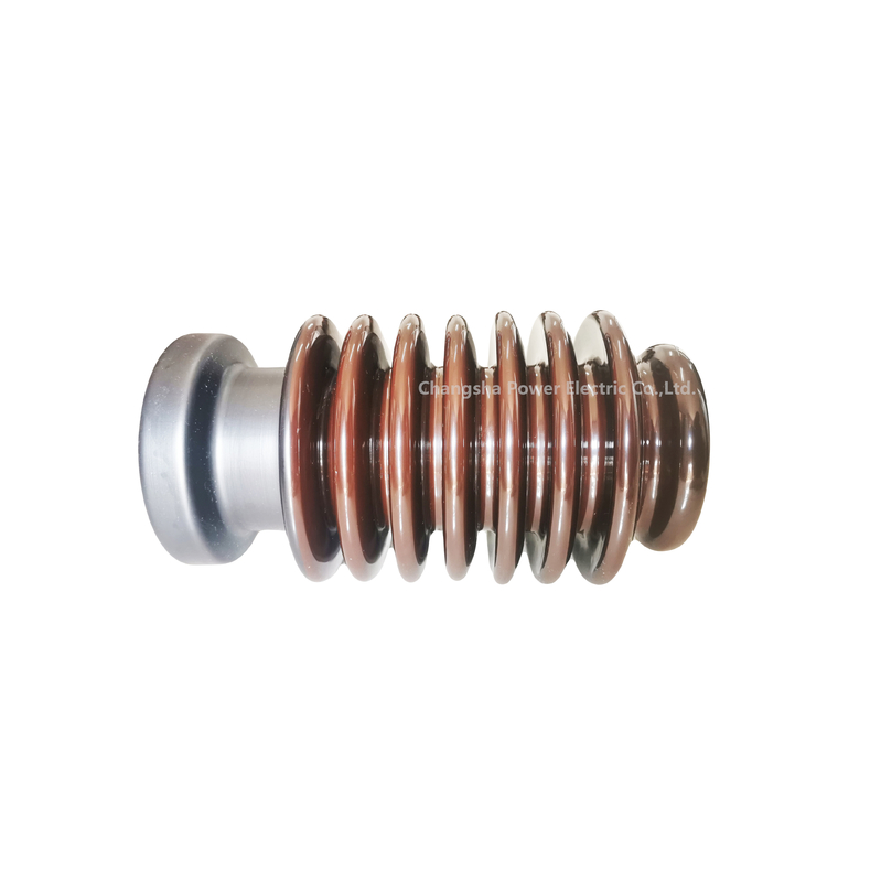 ฉนวนกึ่งตัวนำพอร์ซเลน Standoff Insulators ความสูง OEM 210mm IEC 60168