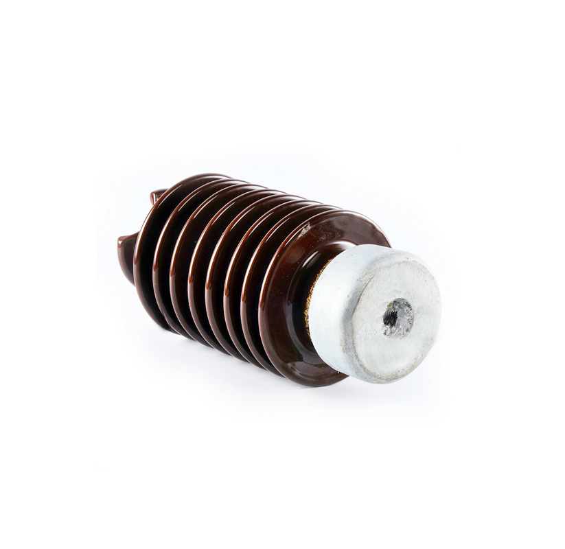 พอร์ซเลน LP ฉนวนเสาไฟฟ้าแรงสูง Brown Station Post Insulator