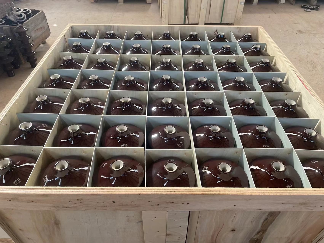 DIN42531 Brown Porcelain Transformer Bushing OEM Available