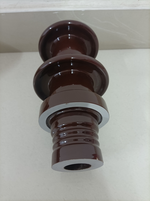 บูชพอร์ซเลนเคลือบสีน้ำตาล DT-10NF250 สำหรับหม้อแปลงน้ำมัน